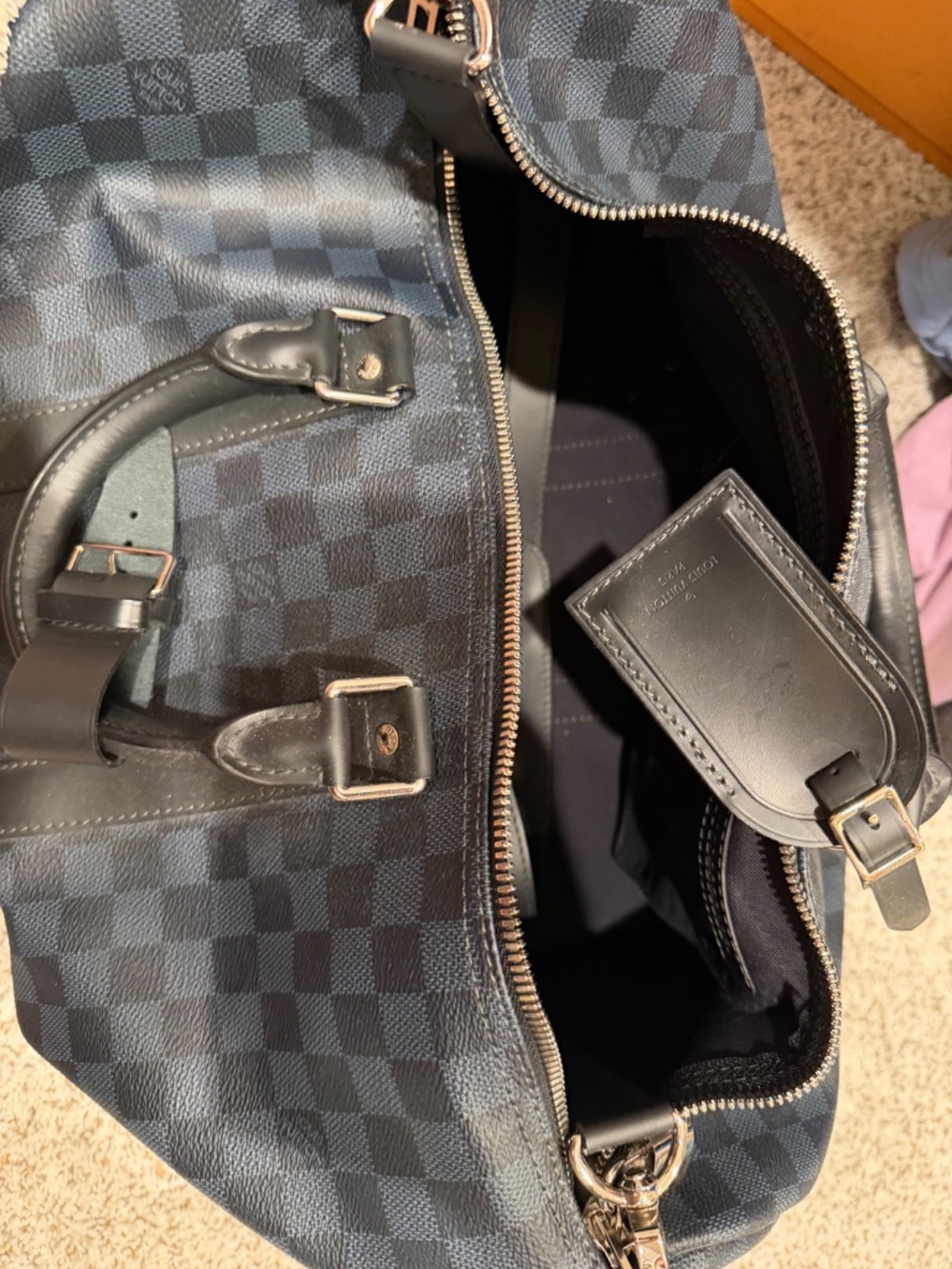 LOUIS VUITTON DAMIER GRAPHITE WEEKENDER BAG NEW - Picture 2 of 4